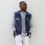Men’s Wealthy Soul (Worth More Than I Have) Columbia fleece vest