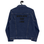 Worth More Than I Have Unisex denim jacket